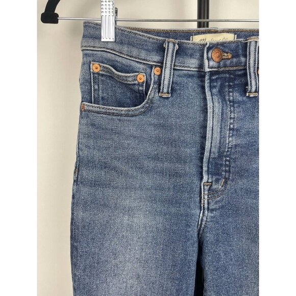 Madewell Women's Medium Blue Wash Stretch The Perfect Vintage Jean Size 25 - Picture 2 of 9
